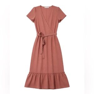 Lucky Brand Dusty Rose Midi Dress